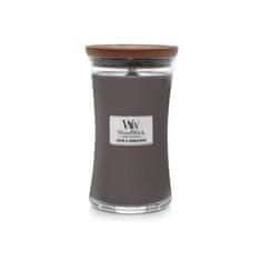 Woodwick Vonná sviečka váza Suede & Sandalwood 609,5 g