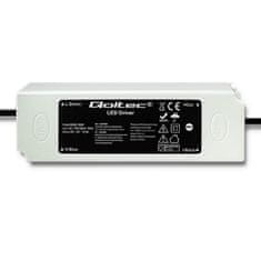 Qoltec LED spínaný zdroj IP67 | 150W | 12V | 12,5A | Vodotesný | Biely