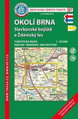 Okolie Brna, Slavkovsko /KČT 87 1:50T Turistická mapa