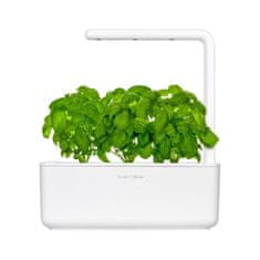 Click and Grow Smart Garden 3 inteligentný kvetináč + 3ks kapsúl so semienkami bazalky, biely