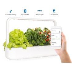 Click and Grow Smart Garden 9 Pro inteligentný kvetináč + 9ks kapsúl so semienkami, biely