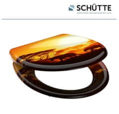 Schütte WC sedátko AFRICA | Duroplast, Soft Close s automatickým klesáním