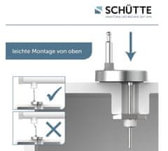 Schütte WC sedátko WELLYNESS | Duroplast, Soft Close s automatickým klesáním a rychloupínáním