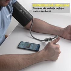 Viatom Miniatúrny ramenný tlakomer AirBP2 s bluetooth funkciou a zobrazením merania na smartfóne