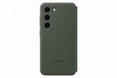 SAMSUNG Flipové púzdro Smart View pre Galaxy S23 Khaki