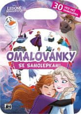 Ľadové kráľovstvo - Omaľovánky so samolepkami