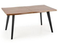 Halmar Rozkladací jedálenský stôl Dickson 120/180 - prírodná / čierna