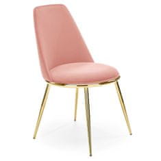 Halmar Jedálenská stolička K460 - ružová / zlatá