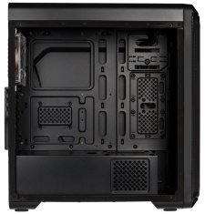 Zalman case I3 Edge, Skriňa, Middle tower, bez zdroja, ATX, 1x USB 3.0, 2x USB 2.0, priehľadná bočnica, čierna