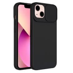 MobilMajak Obal / kryt na Apple iPhone 12 Pro čierne - SLIDE Case