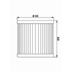 MIW Olejový filter HY19001 (alt. HF681)