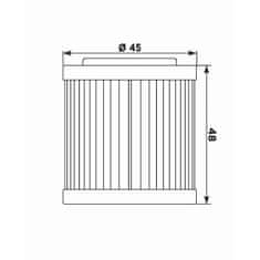 MIW Olejový filter HU18001 (alt. HF154)