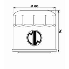 MIW Olejový filter S3007 (alt. HF134)