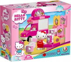 Unico Plus Unico Plus stavebnica Hello Kitty Vůz se zmrzlinou kompatibilná 23 dielov
