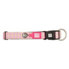 MAX MOLLY Dog Obojok Smart ID Retro Pink S