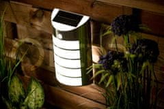 Polux Solárne záhradné Nástenné svietidlo LED SAFFO 6000K Studená biela