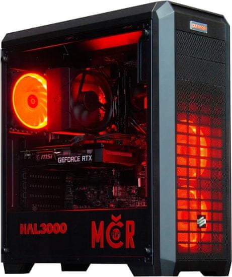 Moderný nabúchaný stolný herný počítač HAL3000 MČR Finale 2 Pro 3060 PCHS2620 Intel Core i5 11 generácia NVIDIA GeForce RTX 3060 8 GB 16 GB RAM DDR4 1 TB SSD Windows 11 Home