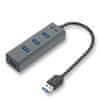 USB 3.0 Metal 4-port HUB - passive