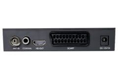 Evolveo Alpha T2, HD DVB-T2 H.265/HEVC multimediálny rekordér, HDMI, SCART, USB