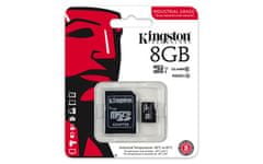 Kingston Industrial/micro SDHC/64GB/100MBps/UHS-I U3/Class 10/+ Adaptér