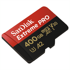 SanDisk Extreme Pre microSDXC 400 GB 170 MB/s A2 C10 V30 UHS-I U3, adapte, NÁHRADA 214506