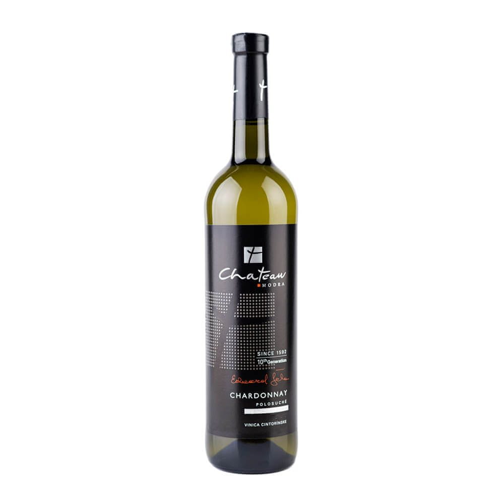 Chateau Modra Víno Premium Chardonnay 0,75 l