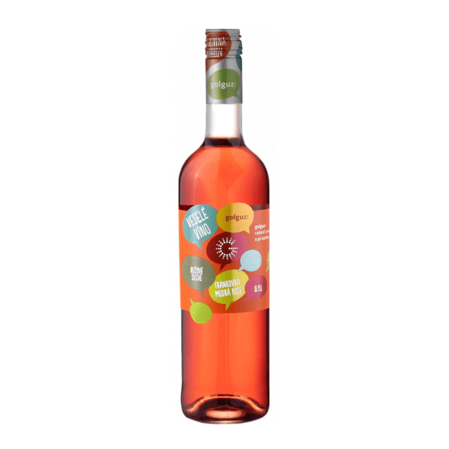 Golguz Víno Veselé víno Frankovka modrá rosé 0,75 l