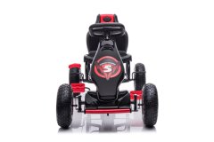 Lean-toys Pedálová motokára G18 Red