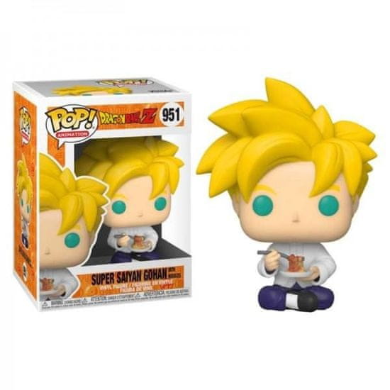 Funko POP Animácia: Dragon Ball Z - Super Saiyan Gohan w/Noodles