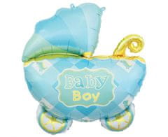 GoDan Fóliový balón kočík Baby Boy 60cm