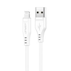 shumee Kábel pre iPhone MFI USB - Lightning 2.4A 1.2m biely