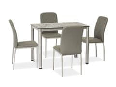 Bývaj s nami SK TAMAR jedálenský stôl 80x60, šedý