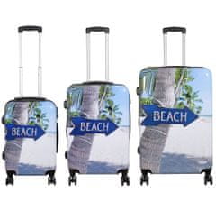 MONOPOL Sada kufrov Beach 3-set