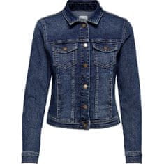 ONLY Dámska džínsová bunda ONLWESTA 15192447 Dark Blue Denim (Veľkosť 42)