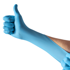 Espeon Nitrilové rukavice NITRIL LONG 100 ks, nepudrované L, modré, 6,2 g