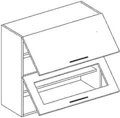 CASARREDO W80SP horná skrinka výklopná GOBI