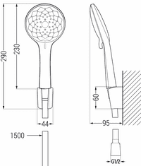 Mexen Sabre R74 vaňová sada, čierna - 72103R74-70