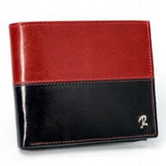 Rovicky Horizontálna, dvojfarebná peňaženka z prírodnej kože, RFID ochrana