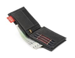 Peterson Pánska kožená peňaženka s priehradkou na zips