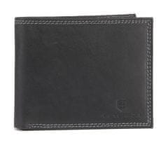 Peterson Pánska kožená peňaženka s priehradkou na zips
