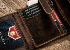 Peterson Pánska peňaženka z retro nubukovej kože