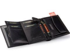 Peterson Kožená pánska peňaženka na karty bez zapínania