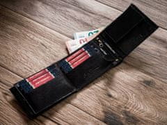 Peterson Darčekový set: pánska peňaženka z prírodnej kože a puzdro na kľúče a karty