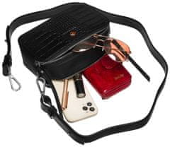 Peterson Dámska kožená messenger taška s razením krokodílej kože