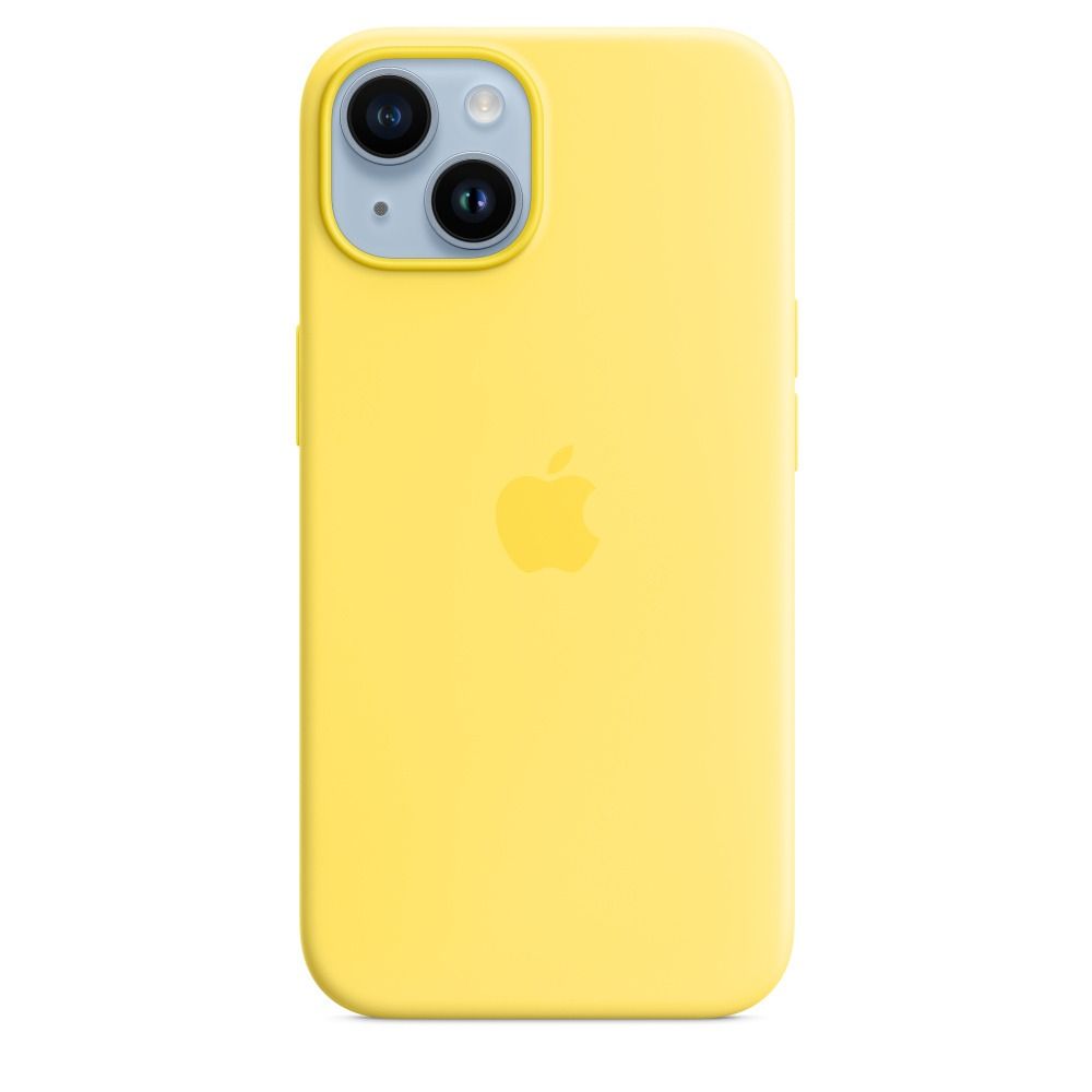 Apple iPhone 14 Plus Silicone Case with MagSafe MQUC3ZM/A - Canary Yellow