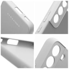 ROAR Obal / kryt na Samsung Galaxy S22 Ultra strieborný - Roar Matte Glass Case