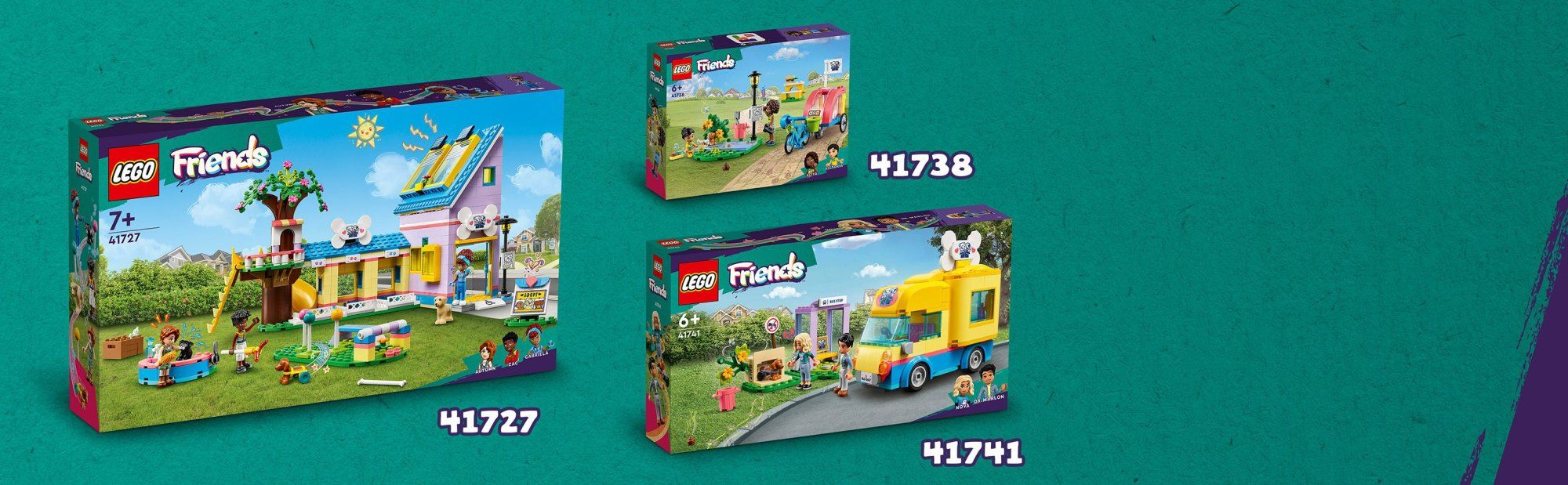 LEGO Friends 41741 Dodávka na záchranu psov