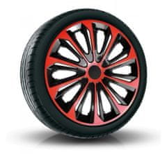 NRM NRM Puklice Skoda 15" STRONG Červeno - čierne 4ks, 15_strong_redblack_skoda,