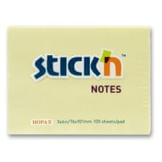 Samolepiace bloček Stick&#39;n Notes 76 × 101 mm, 100 listov