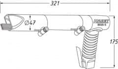 Hazet Pneumatický ihlový oklepávač (odhrdzovač) 9035-5 HAZET - HA132355